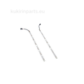 Two LED light strips on a white background with 'kukirinparts.eu' branding.